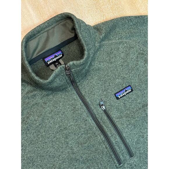 Patagonia Better Sweater 1/4-Zip Fleece GREEN XXL - Picture 2 of 5